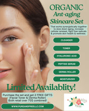 Load image into Gallery viewer, Limited Time Organic Anti-aging Skincare Set (2 FREE GIFTS)