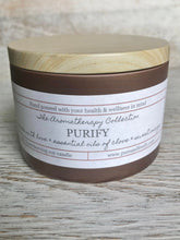 Load image into Gallery viewer, PURIFY aromatherapy soy candle (8oz)