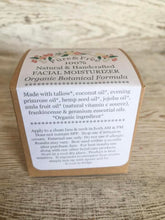 Load image into Gallery viewer, Women's Tallow Organic Facial Moisturizer (with vitamin C)