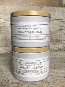 Volcano Island 8oz soy candle