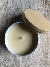 Load image into Gallery viewer, Garden Mint 8oz soy candle tin
