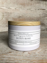 Load image into Gallery viewer, Dusty Rose 8oz soy candle
