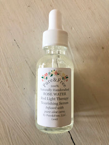 Rose Water Red Light Therapy Serum